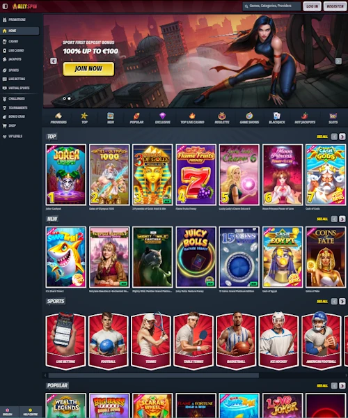 AllySpin Casino Review