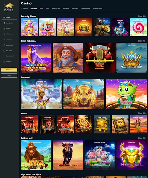 Bull Casino Review