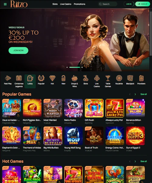 Ritzo Casino Review