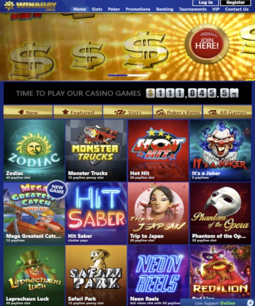 Win A Day Casino Review