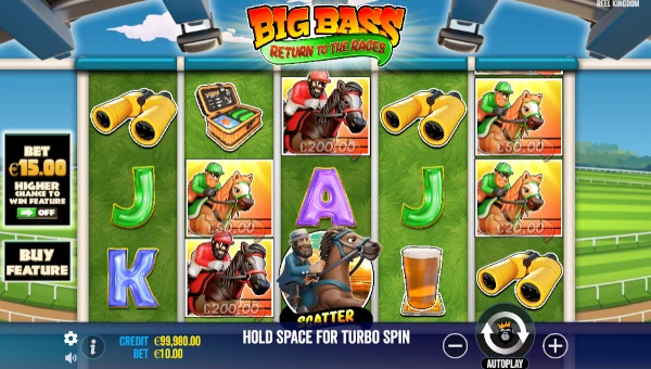 Big Bass Return to the Races gameplay