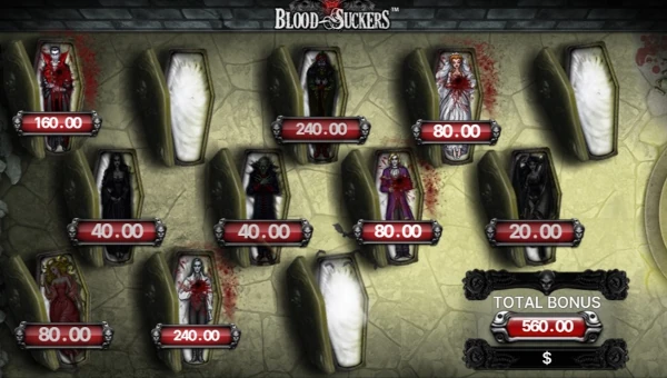 Blood Suckers bonus game