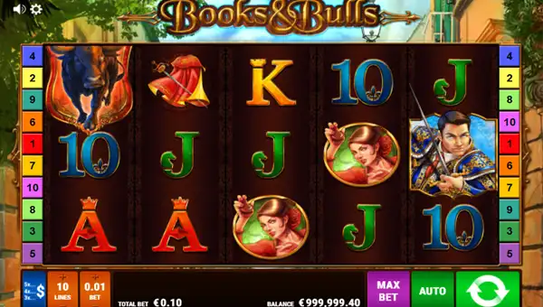 Books and Bulls gameplay
