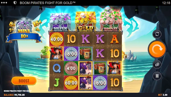 Boom Pirates Fight for Gold gameplay