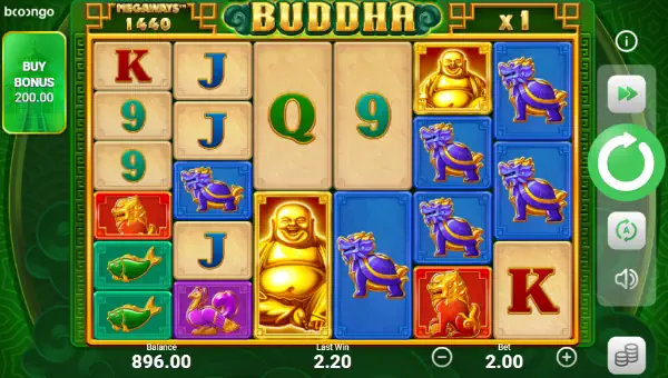 Buddha Megaways gameplay
