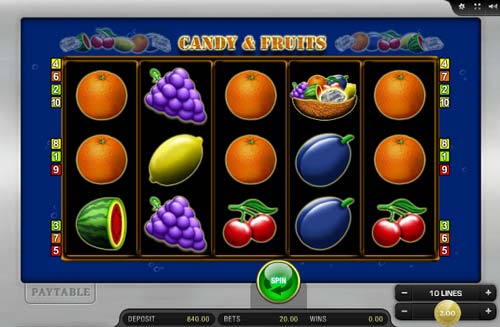 Candy and Fruits gameplay
