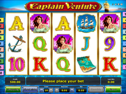 Captain venture slot machine online novomatic Buldan