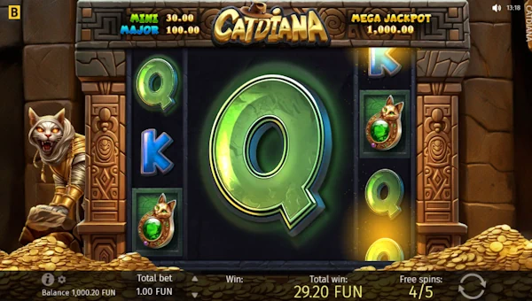 Catdiana bonus game