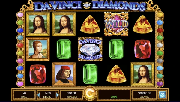 Da Vinci Diamonds gameplay