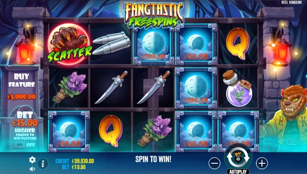 Fangtastic Freespins gameplay