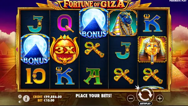 Fortune of Giza gameplay
