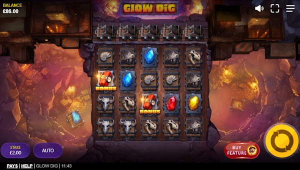 Glow Dig gameplay