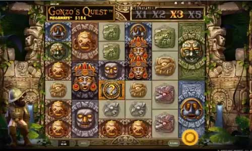 Gonzos Quest Megaways gameplay