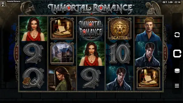 Immortal Romance Mega Moolah gameplay