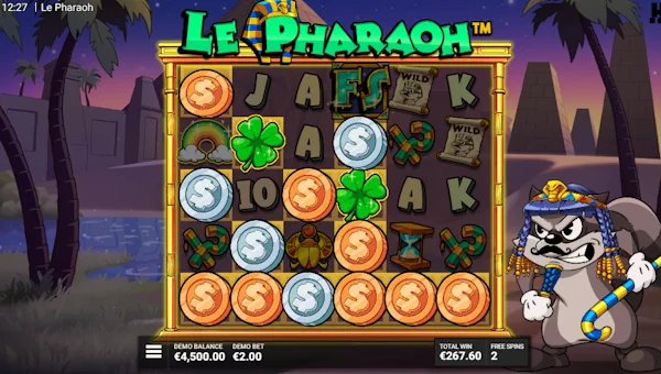 Le Pharaoh bonus game