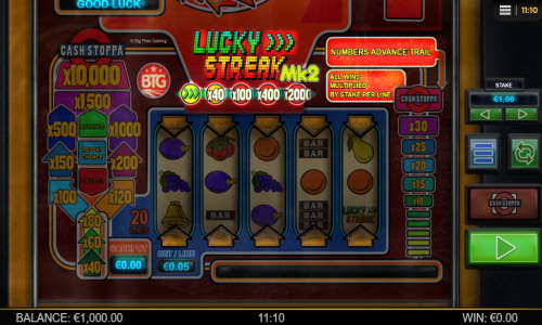 Lucky Streak Mk2 gameplay