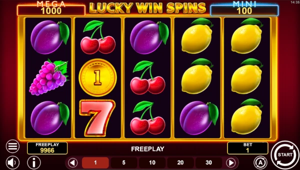 Lucky Win Spins gameplay