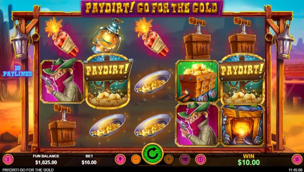 Paydirt Go for the Gold gameplay