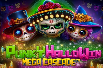 Punky HalloWIN slot logo