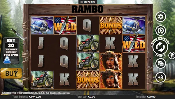 Rambo gameplay