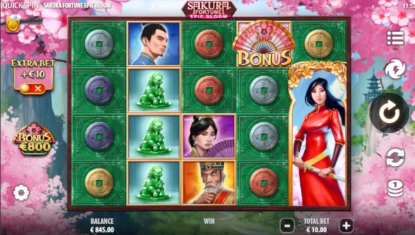 Sakura Fortune Epic Bloom gameplay