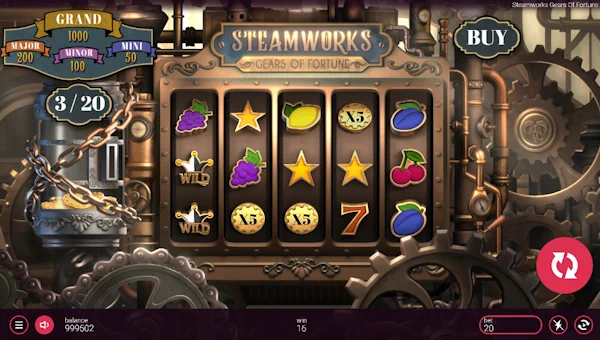 Steamworks Gears of Fortune gameplay