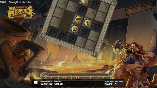 Strength of Hercules bonus game