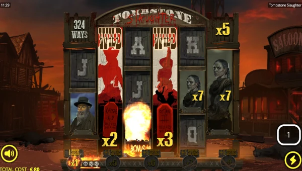 Tombstone Slaughter El Gordos Revenge bonus game