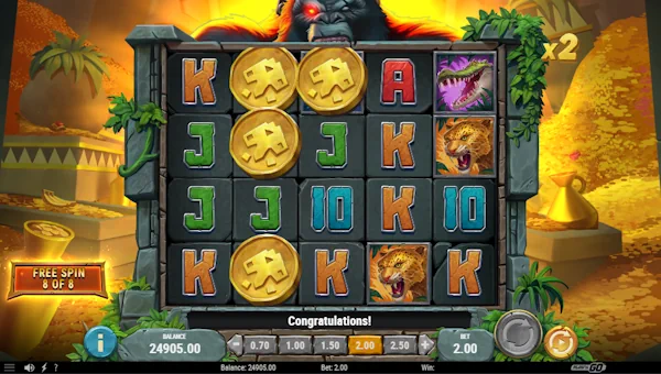 Treasures of Kongar bonus game