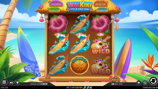 Waikiki Hold and Win gameplay