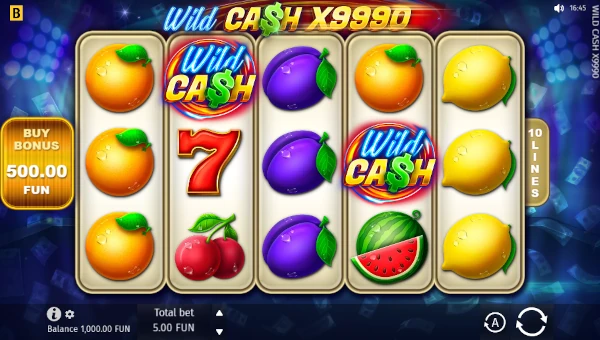 Wild Cash X9990 gameplay