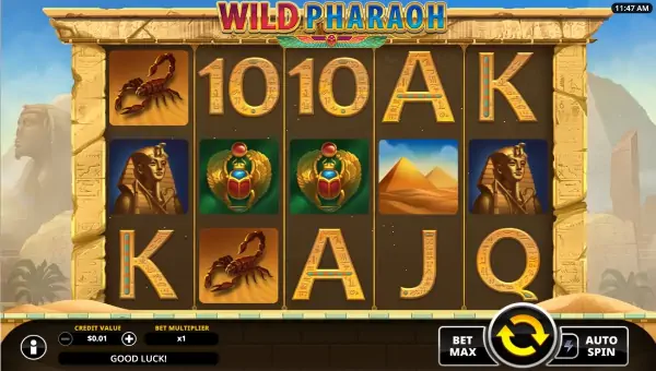 Wild Pharaoh gameplay