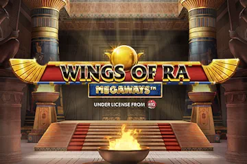 Wings of Ra Megaways slot logo